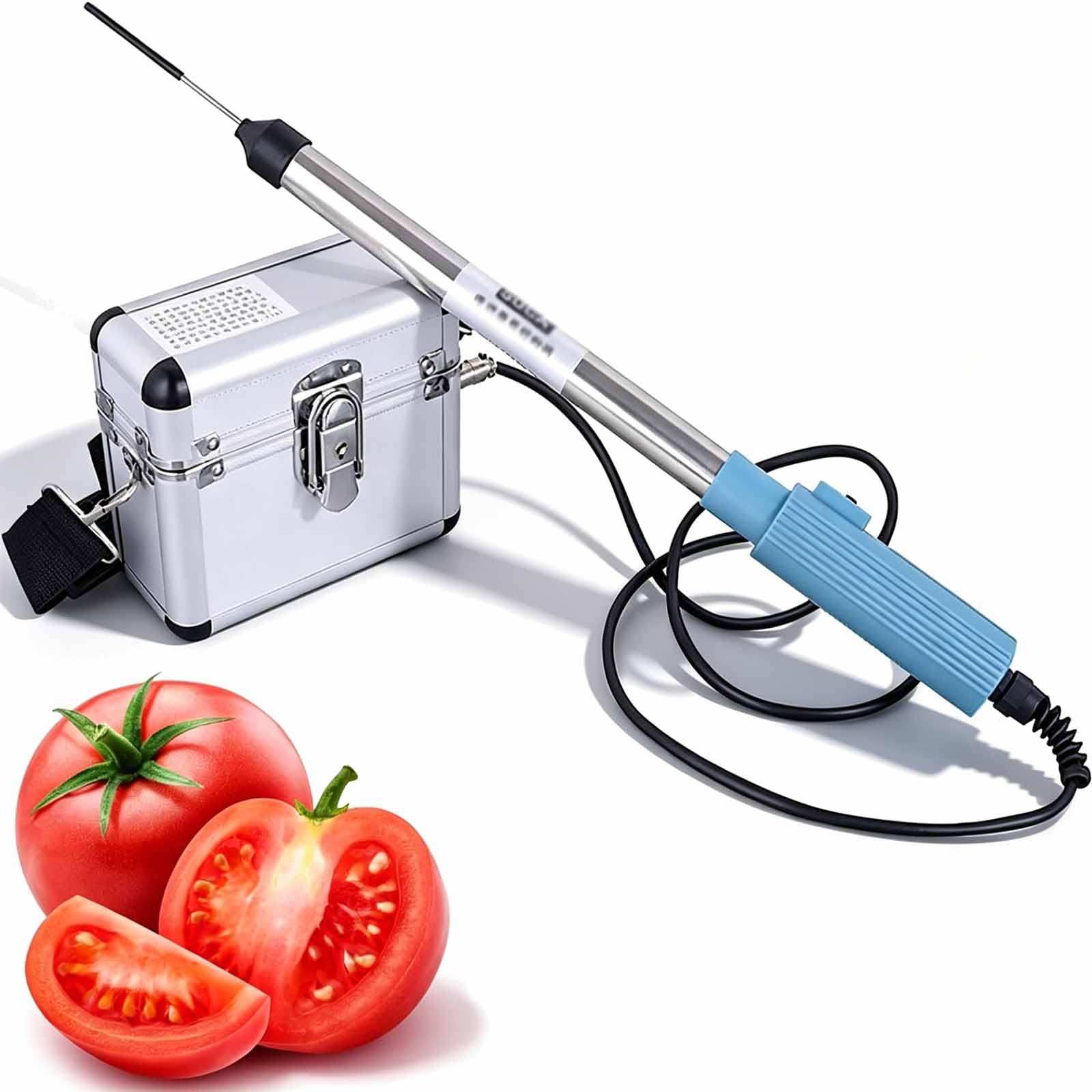 MRJYK Mini Tomato Pollinator Tool, Utomatic Cucumber Pollination Tool, with Protective Box, 10 Hours Standby, 4800r/min, for Tomatoes, Peppers, Strawberrie