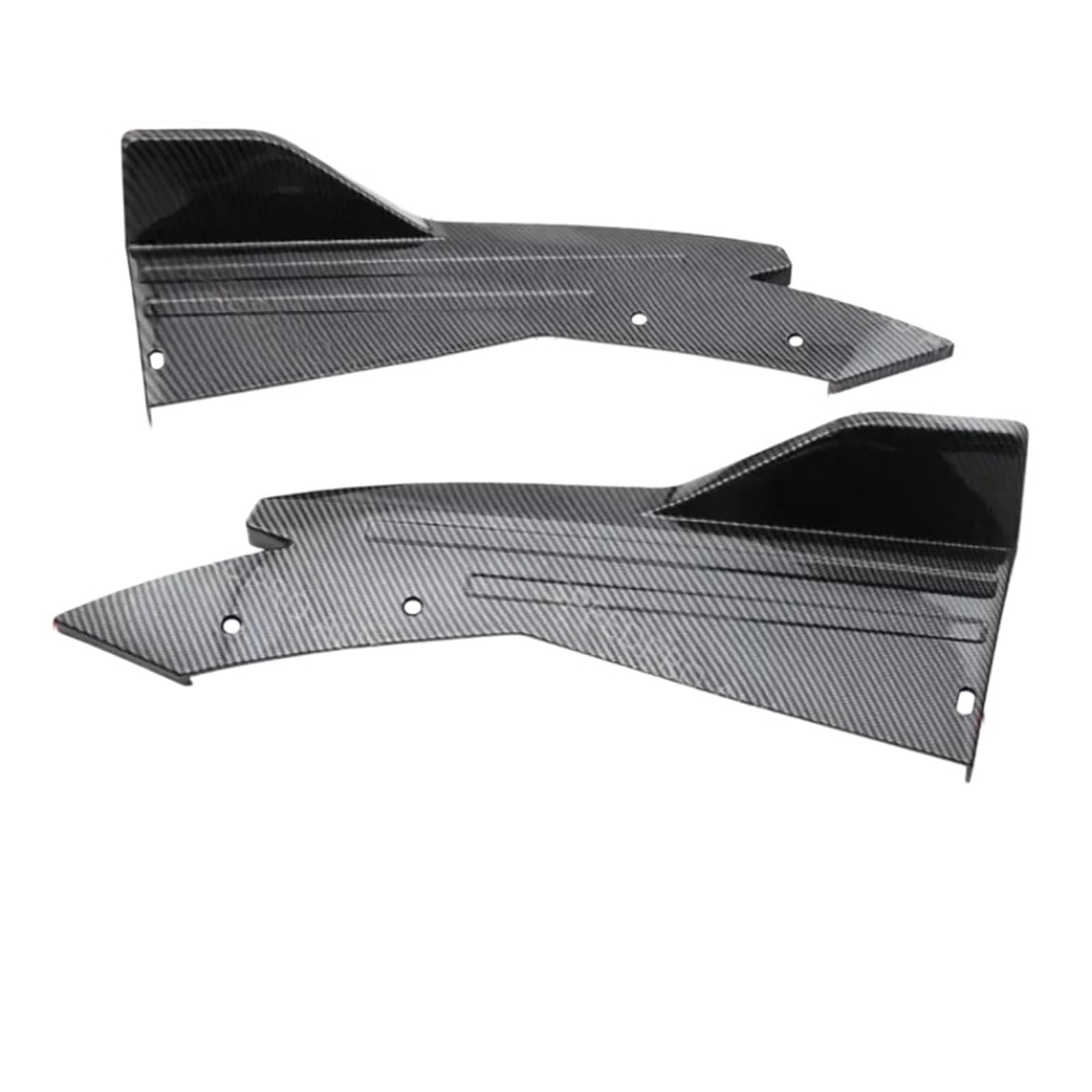 Spoiler tylnego zderzaka usta kompatybilny z i-nfiniti Q50 Q60 Splitter dyfuzor zabezpieczenie przed zarysowaniem wykończenia boczna dokładka rozszerzenie Body Kit(Carbon Fiber)