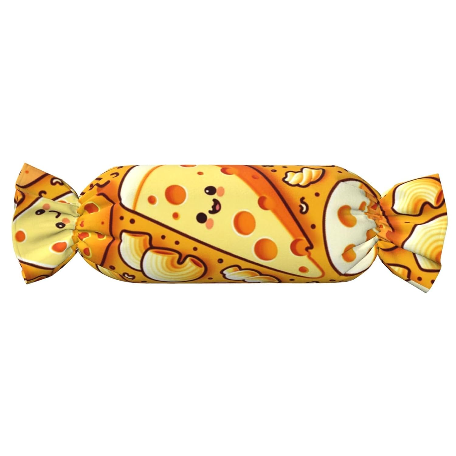 Augenstern Candy-Shaped Pillow with Insert Cheese-Macaroni Candy Tube Cushion with Filling