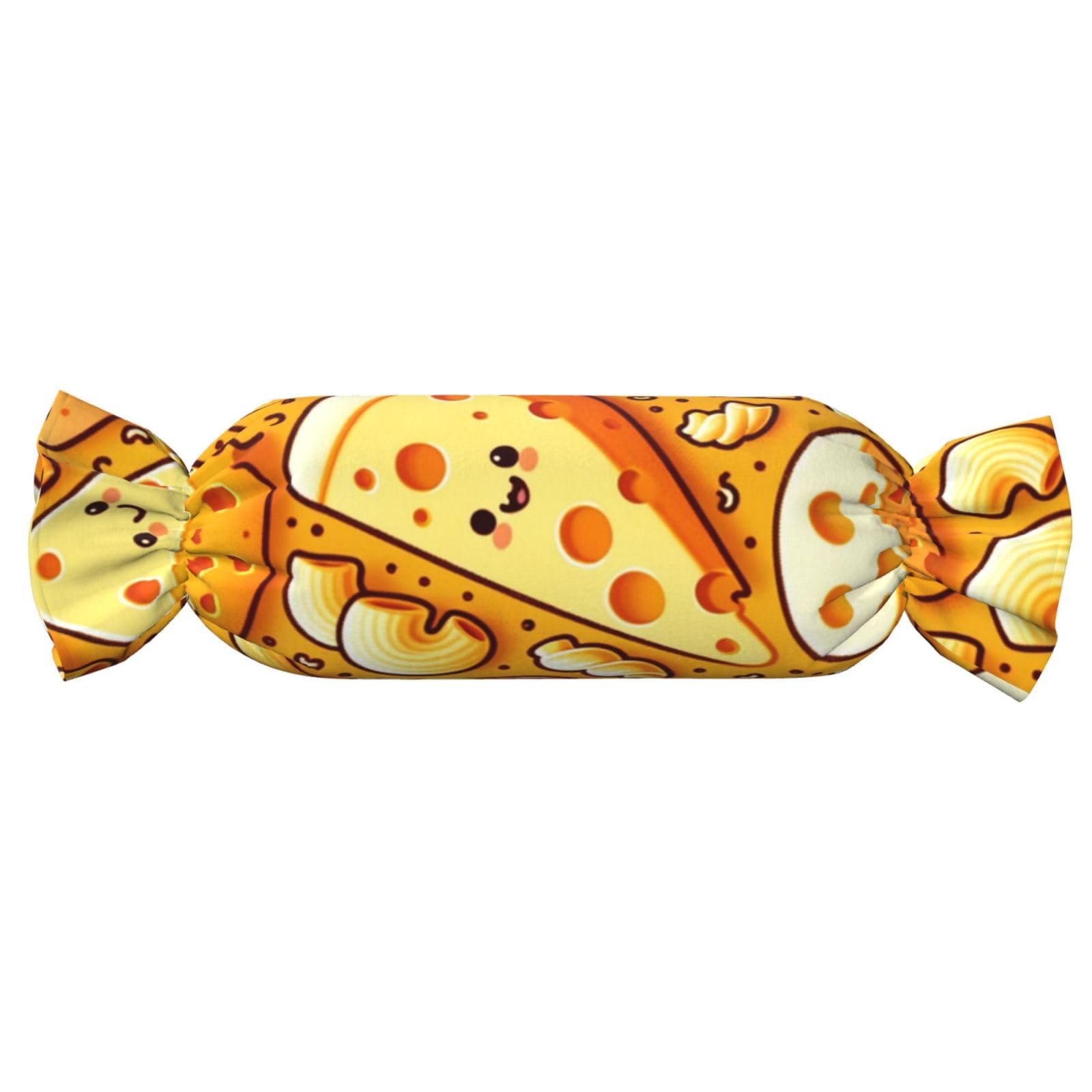 Augenstern Candy-Shaped Pillow with Insert Cheese-Macaroni Candy Tube Cushion with Filling