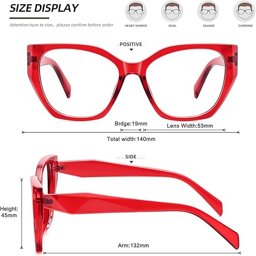 Miniatura 9 de MEETSUN Lentes de bloqueo de luz azul para mujer, diseño de ojo de gato, vintage, cuadrados, para juegos de computadora, UV400