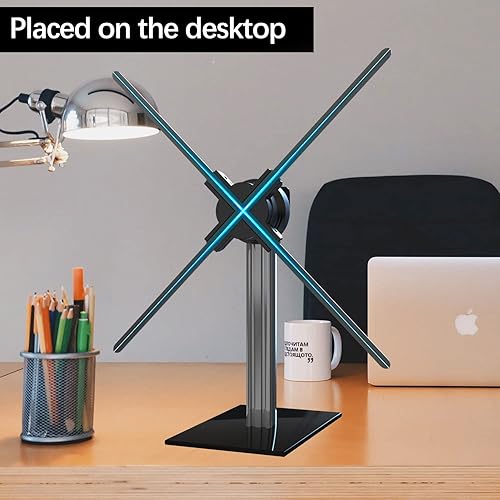 Miniatura 3 de Ventilador holograma 3D de 16.5 pulgadas con soporte