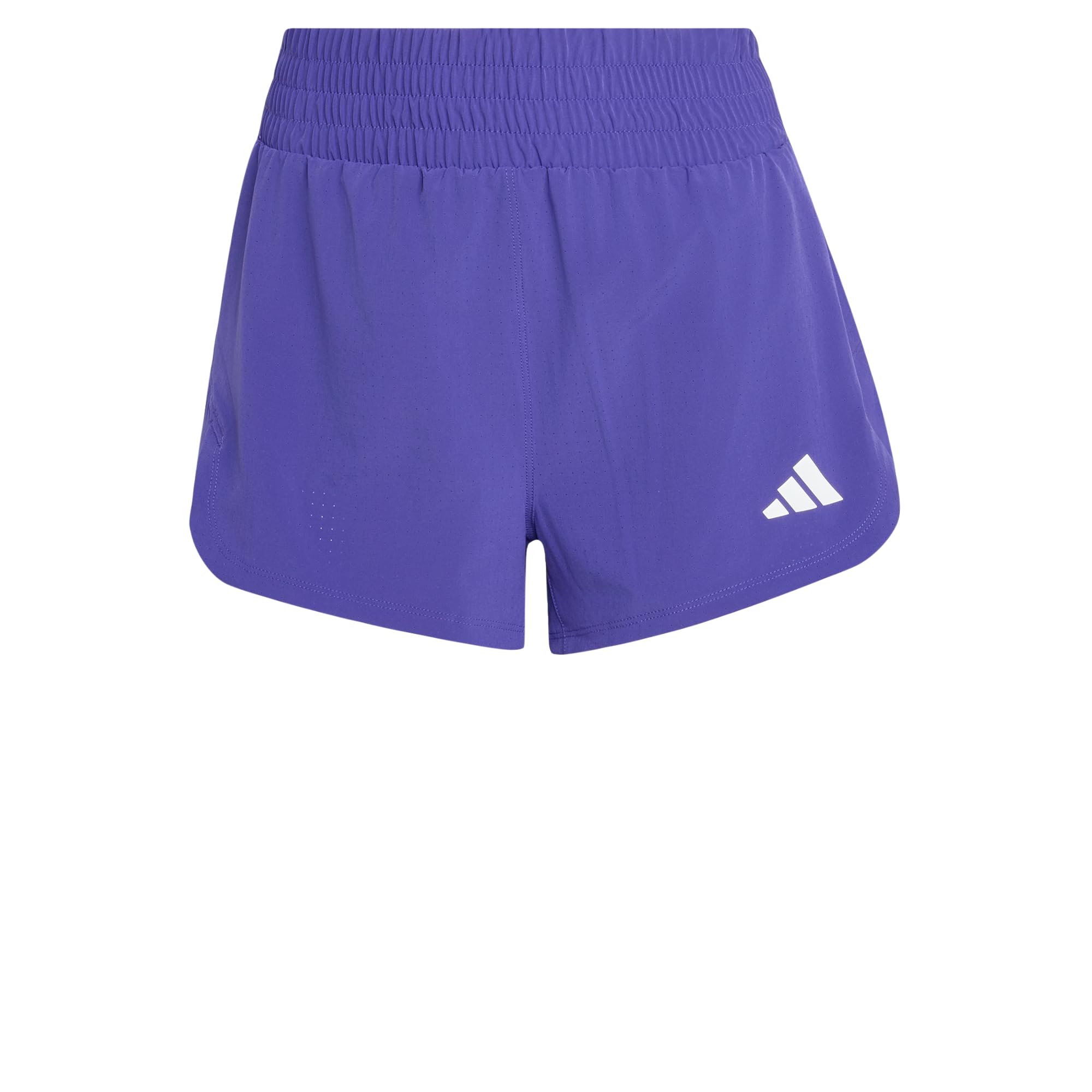 adidas Women's Tech Pacer Workout Woven Shorts, Pure Purple, L Long