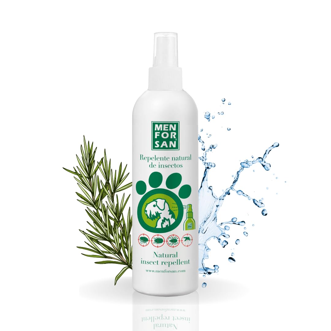 MENFORSAN Repelente Líquido Natural de Insectos con citronela Perros - 250 ml