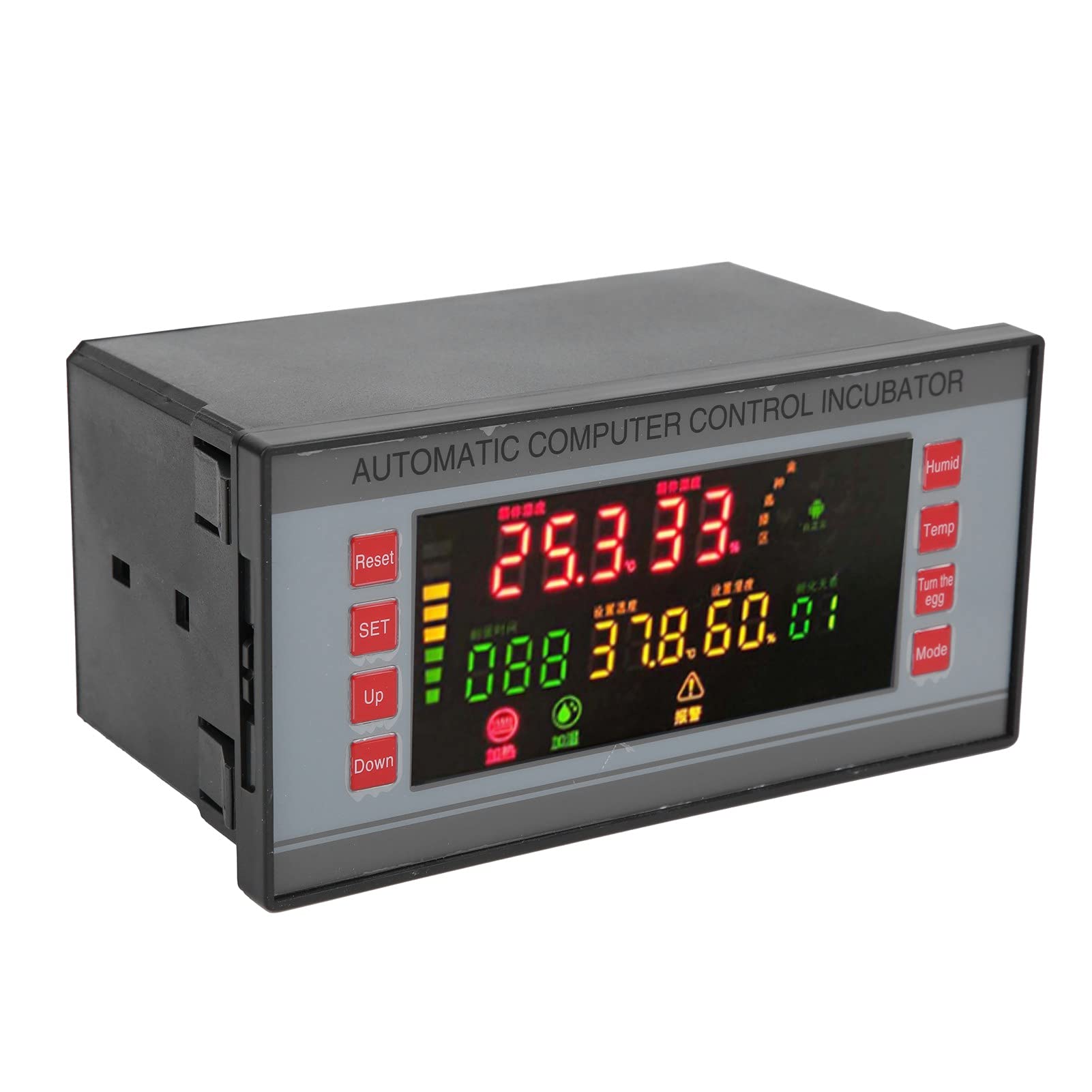 Yosoo Health Gear XM 18 Automatyczny Regulator Temperatury w Inkubatorze Plastikowy Cyfrowy Regulator Wilgotności Wylęgowej Wyświetlacz LED od 32 do 210,2F 7 Kanałów Wyjściowych do Użytku w
