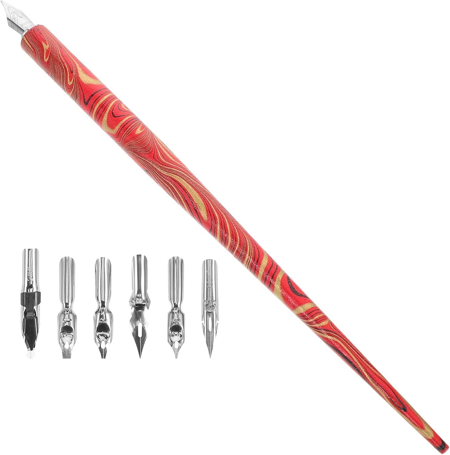 BESTonZON Dip Pen Calligraphy Set with Nib Holders for Students and Artists, Pattern, Traditional Comic Drawing and Manuscript Handwriting Supplies for Classroom, Home, and Travel