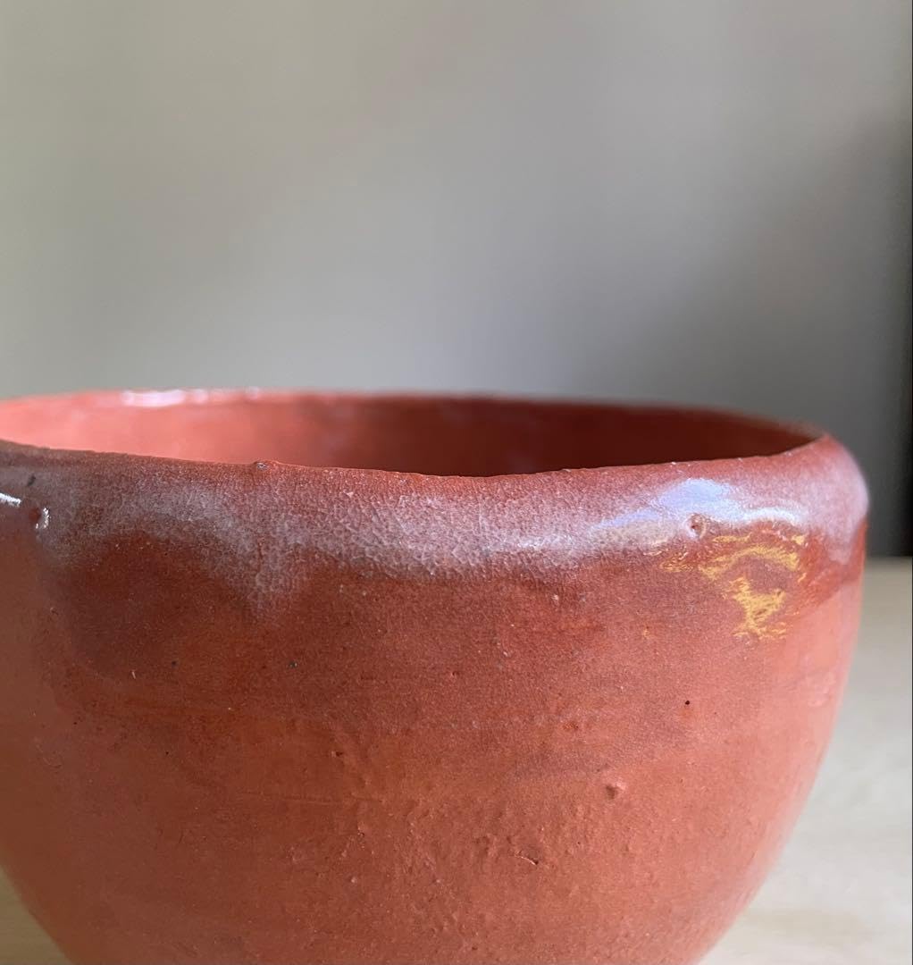 Amazon.co.jp: 赤楽 茶碗 茶道具 共箱 古美術 : ホーム＆キッチン