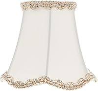 Vista 11 de Baluue Pantalla de lámpara pequeña con clip, pantallas de araña de tela de encaje, cubierta de campana victoriana vintage para apliques de pared