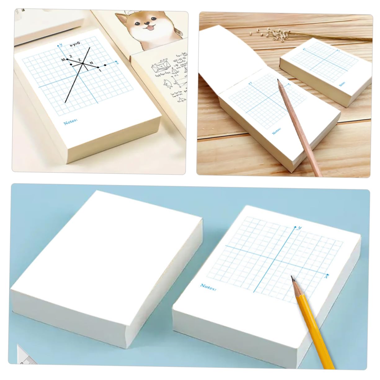 Gadpiparty 3 Teiliges Übungsbuch Mit 4 Zahlenlinien Hohe X Notizbücher Koordinatenzeichnen Mathe Klassenzimmer Gepunktetes Diagramm Trocken Abwischbares Zubehör Große Karteikarten