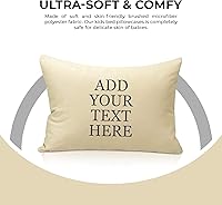 Vista 3 de Fundas de almohada personalizadas para niños pequeños de 14 x 20 pulgadas, funda de almohada de microfibra cepillada súper suave y acogedora