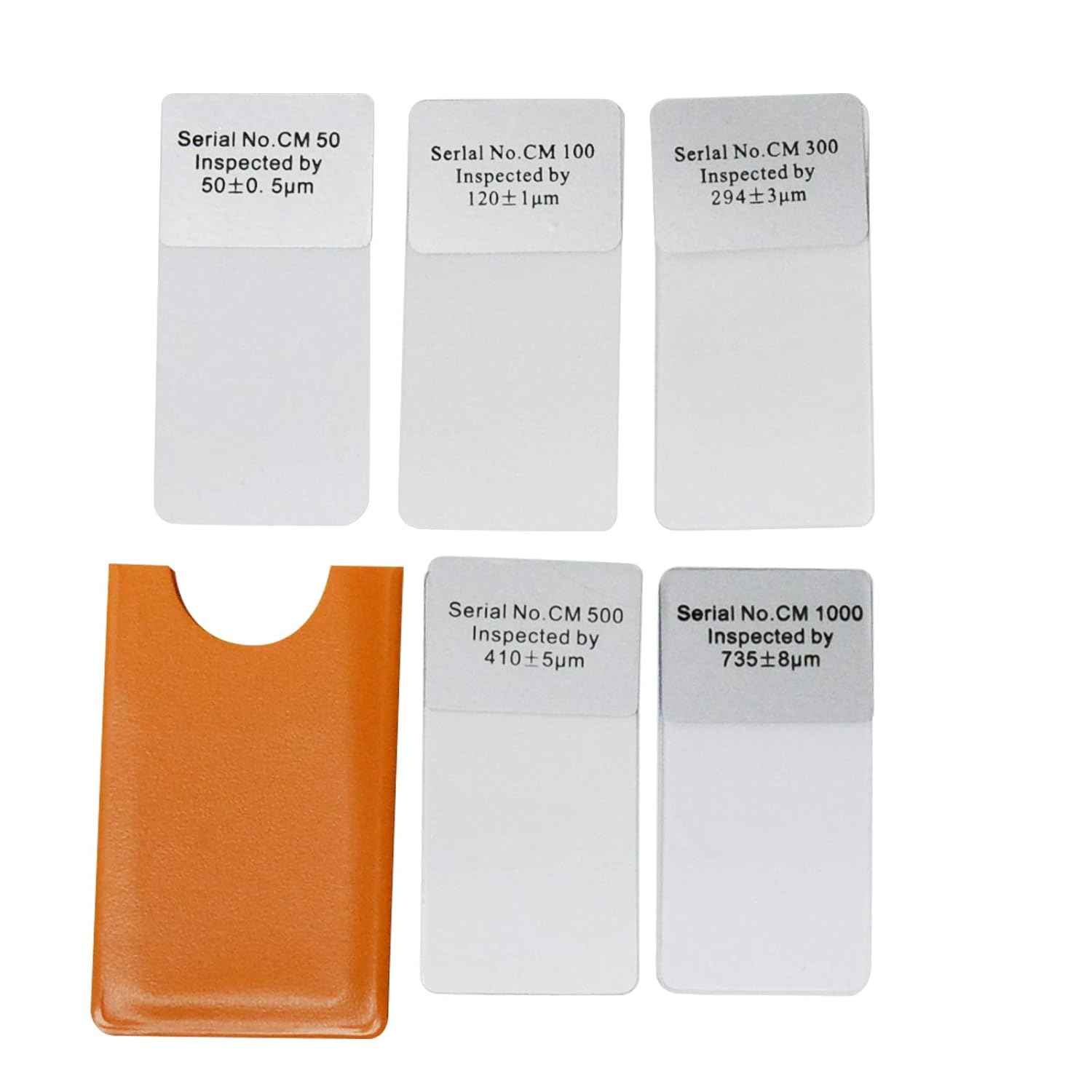 Coating Thickness Meter Gauge F & NF 99 Memories Max Min Avg, Magnetic Induction Eddy Current 0~2000μm 0~80mil Non-Magnetic Non-Conductive Material Thick Measure Tester, Substrate Auto Detection