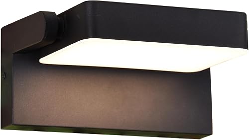 Bright Star Lighting L587 20W CCT LED Wall Fitting Black IP54 Outdoor