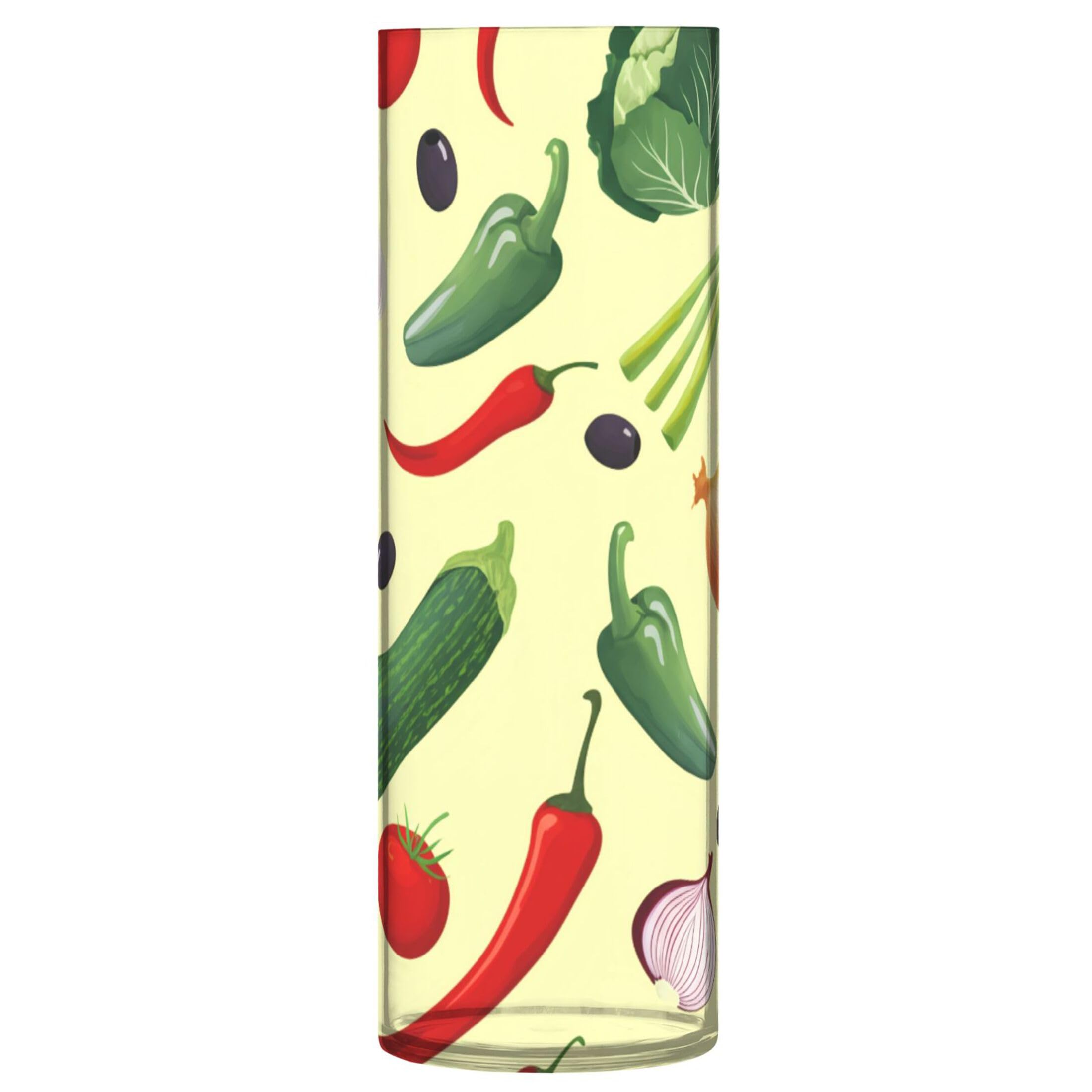 Vase en plastique coloré robuste et incassable pour décoration de salle de bain et cuisine