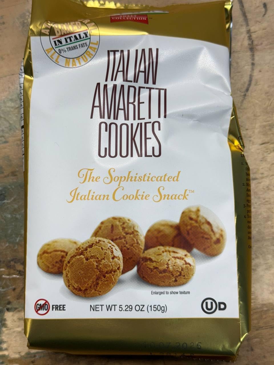 Asturi Italian Amaretti Cookies 5.29 ounces bag