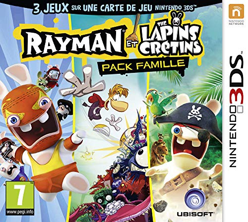 Jeu 3DS Rayman et les lapins crétins Pack famille - vue 2