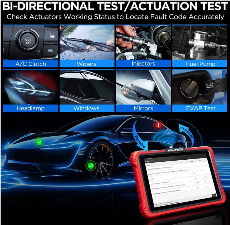 K10 PRO ELITE OBD2 Scanner ECU Codifica 40+ Servizio CANFD FCA Strumento Diagnostico Tutto il Sistema Test Attivo 2 Anni Aggiornamento Gratuito