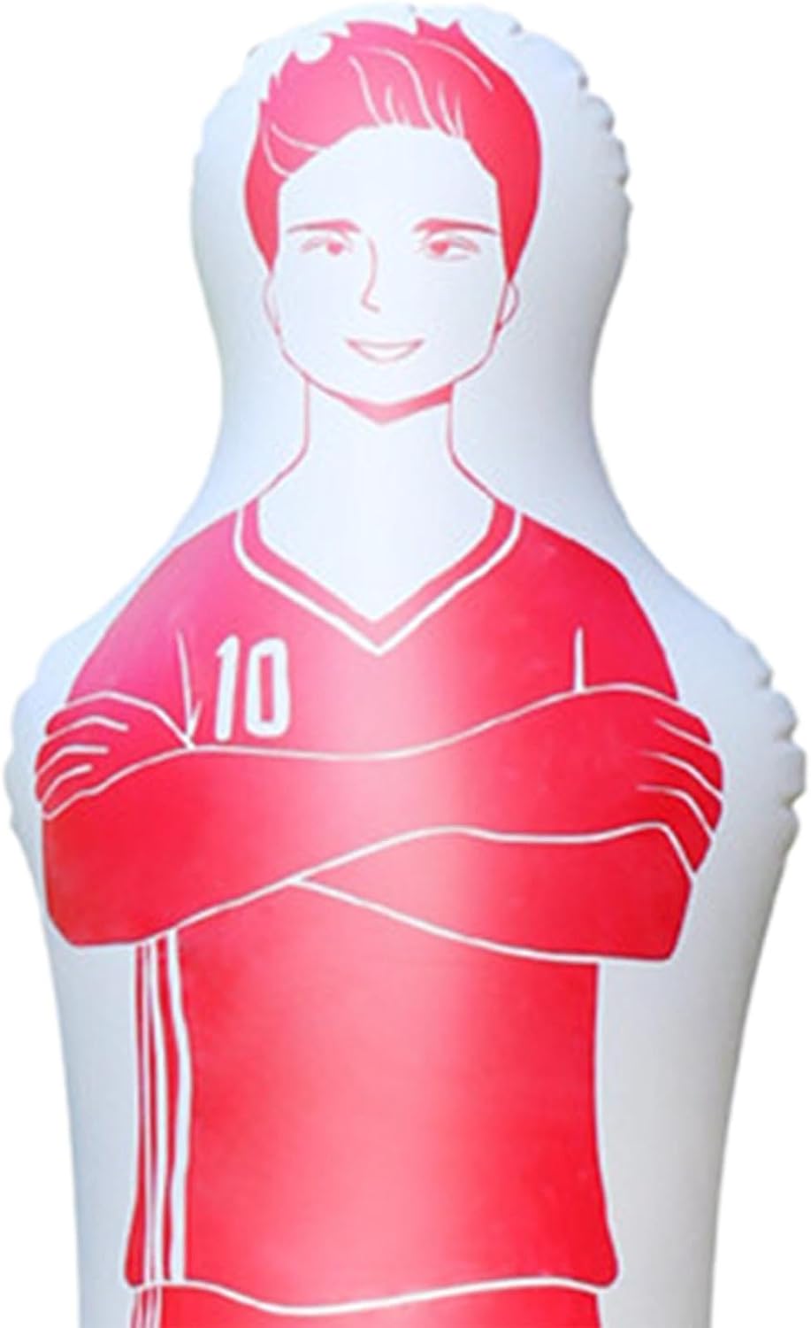 Multifunctional Inflatable Tackling Taekwondo Punching Practice Boxing Football Tackle Mannequin,Punching Dummy, Red