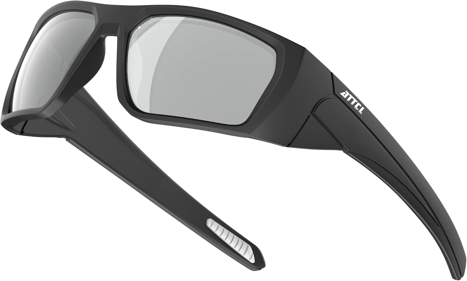 ATTCL Polarized Fishing Sunglasses Men: Anti-Glare Ultralight TR90 Frame UV Protection Comfort Fit Wrap Around Sports Glasses