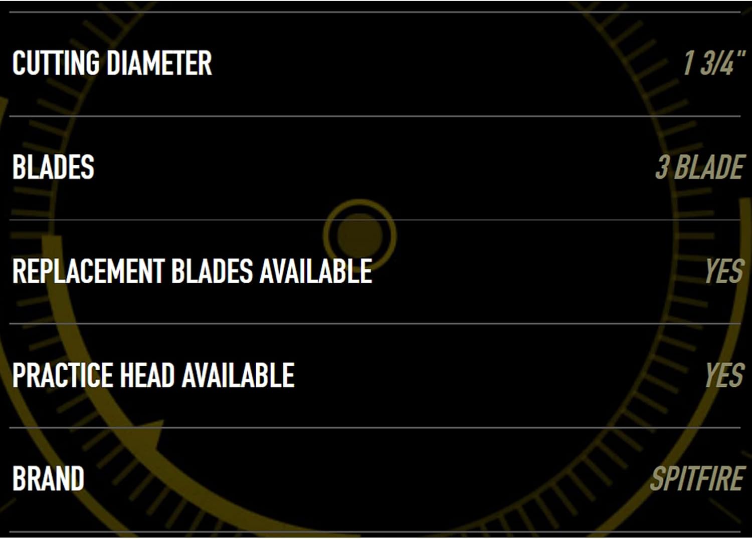 New Archery Products Spitfire Edge 100 Grain 1.75" Cutting Diameter 3-Blade Durable Precise Rear-Deploying Bow Hunting Broadhead - 3 Pack