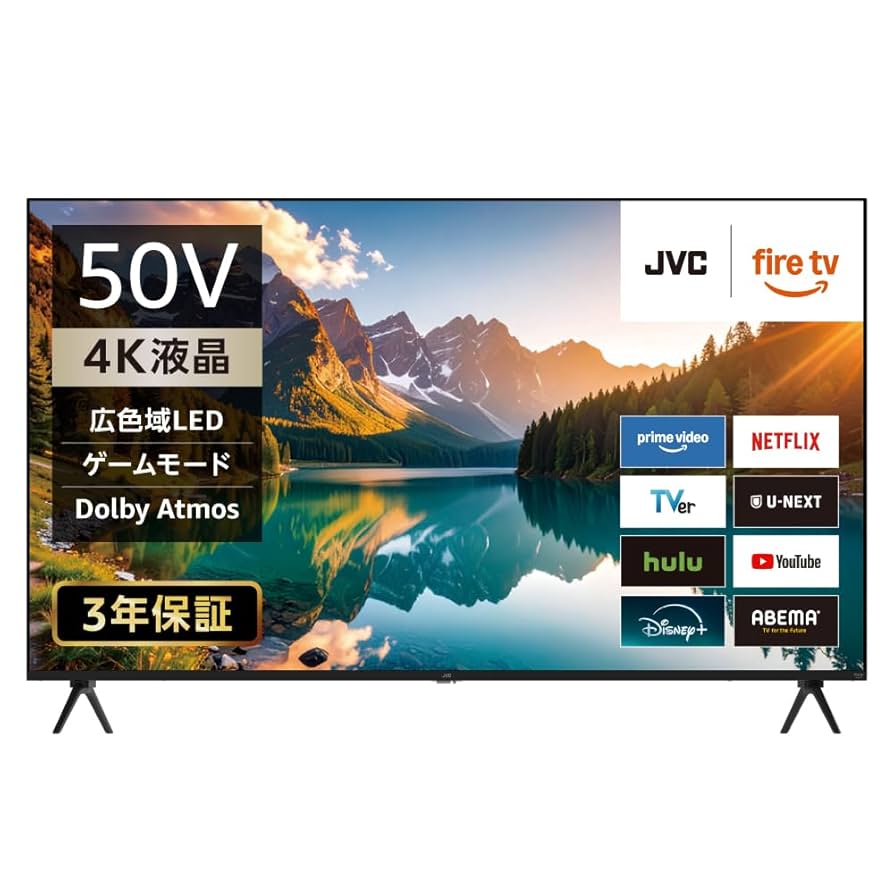 Amazon | JVC Fire TV 搭載 4K 液晶 スマート テレビ 50型 50