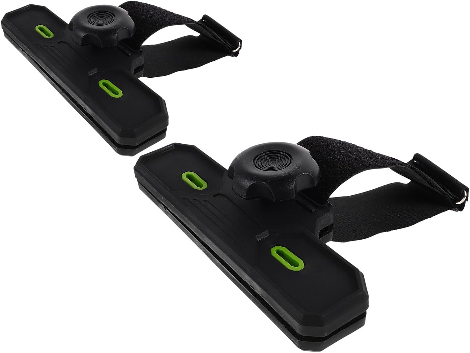Luxshiny 2pcs Heavy Duty Nylon Tent Tarp Clips with Large Design for Stability and Lightweight Construction, Sturdy Outdoor Camping Clamp Hooks to Withstand Rain and Wind, Portable Black