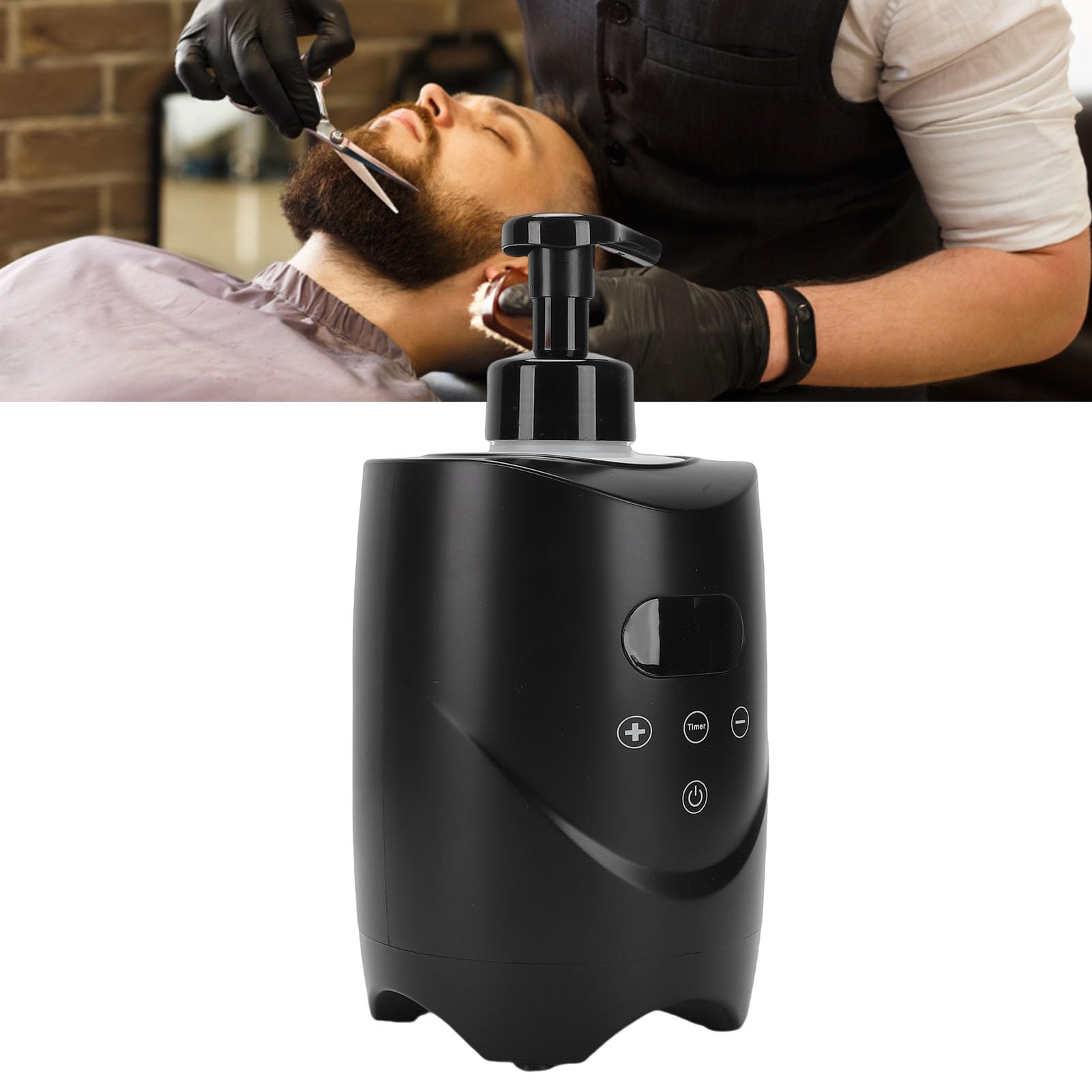 Heißer Schaum Maschine für Rasieren Professionell 500 ml Elektrischer Rasierschaum Wärmer Barber Salon ABS 220 V