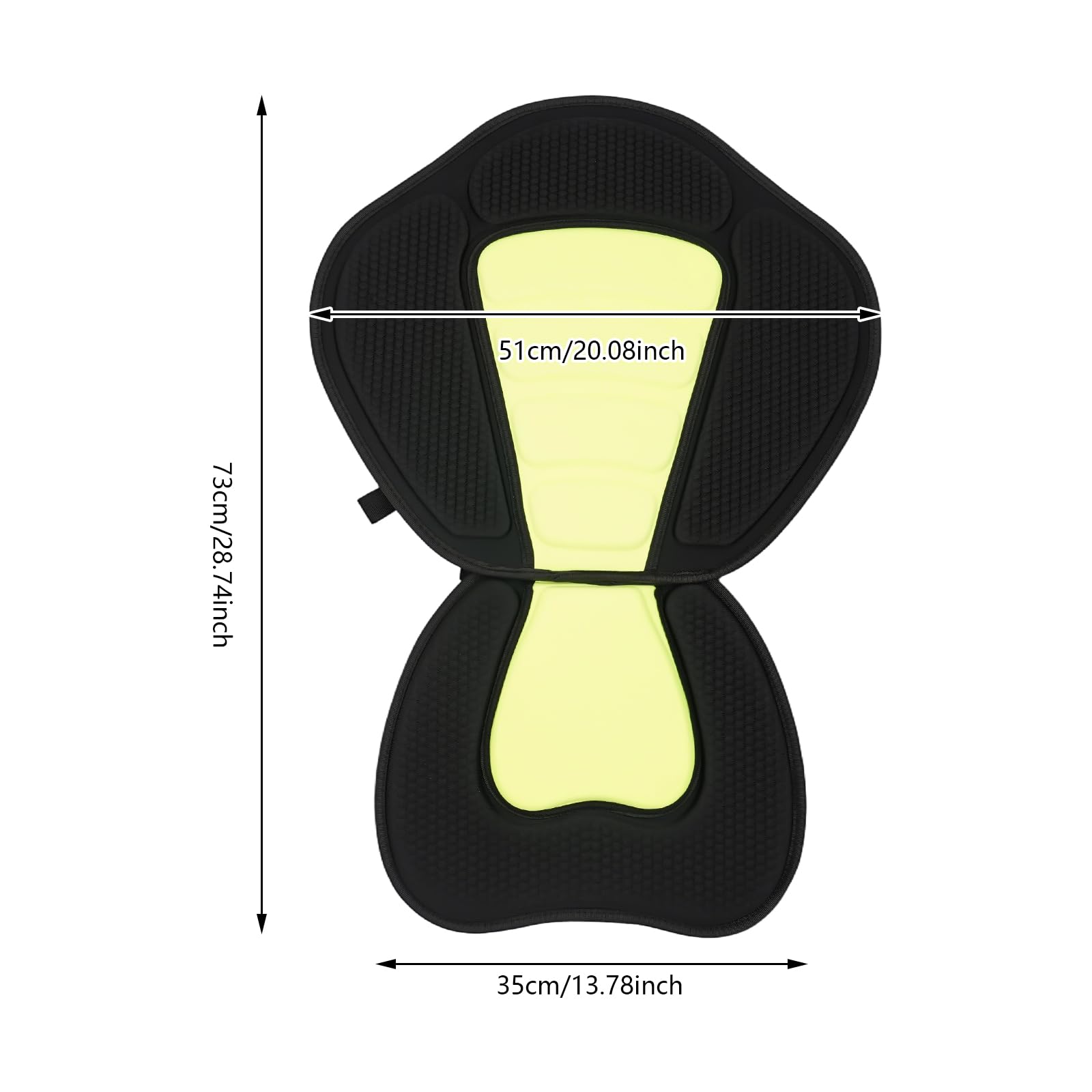 Paddle Board Sitz - Ergonomisches Kajaksitz - Universal Kanusitz mit Rückenlehne & Aufbewahrungstasche - SUP Sitz für Kajak, Kanufahren, Paddleboard