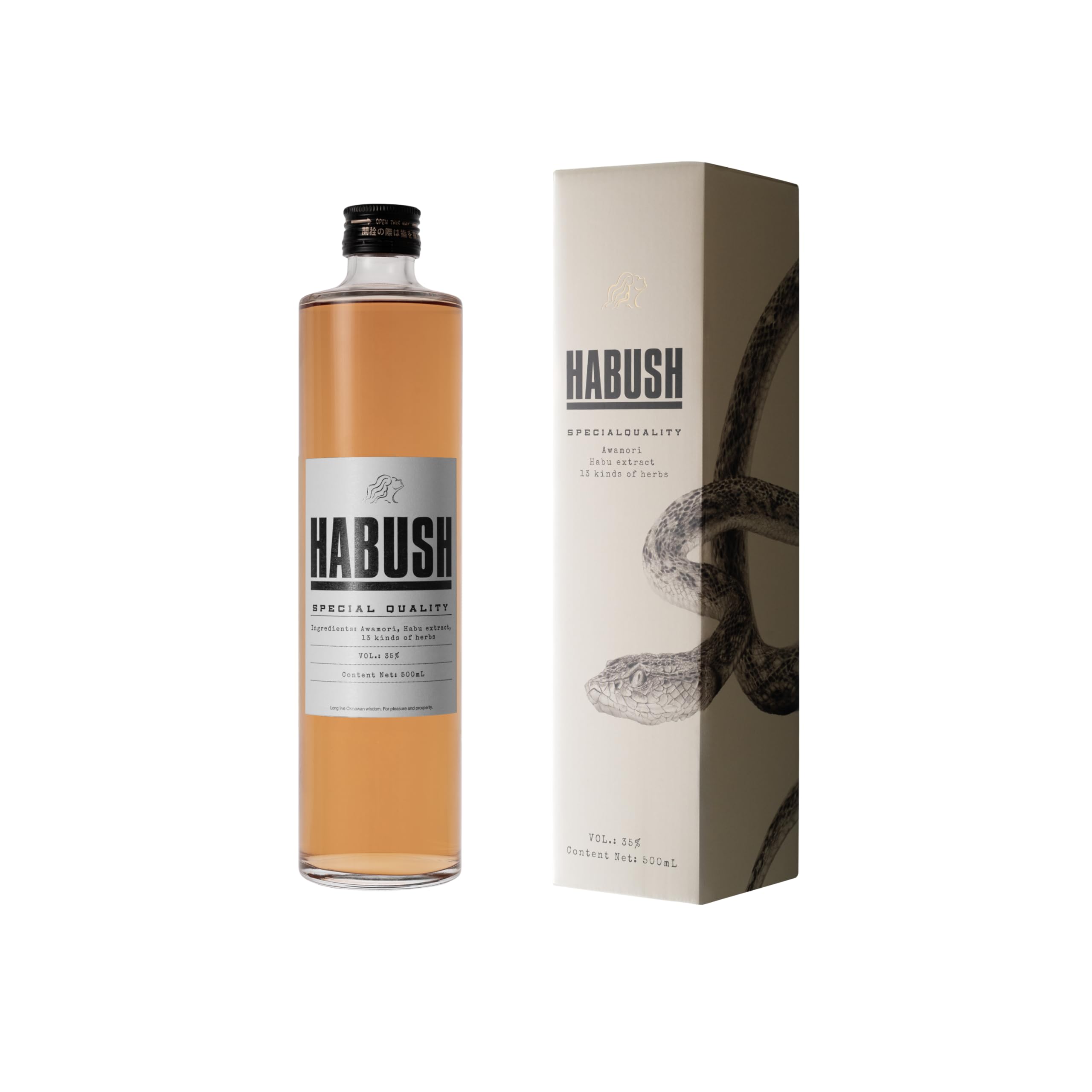 Amazon.co.jp: HABUSH ハブッシュ Awich エーウィッチ 35度 500ml