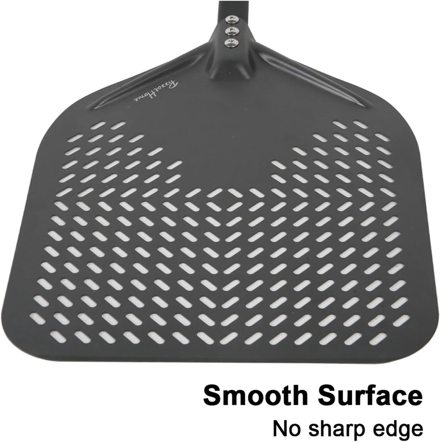 12/13/14/ Inch Pizza Peel Wood Aluminum Alloy Handle Shovel Retangular Paddle Oven Accessories(7 inch and 12 inch)