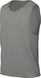 Nike Primary Men's Dri-FIT Versatile Tank (DV9833-097, Dark Grey Heather/Heather/Smoke Grey) Size Large