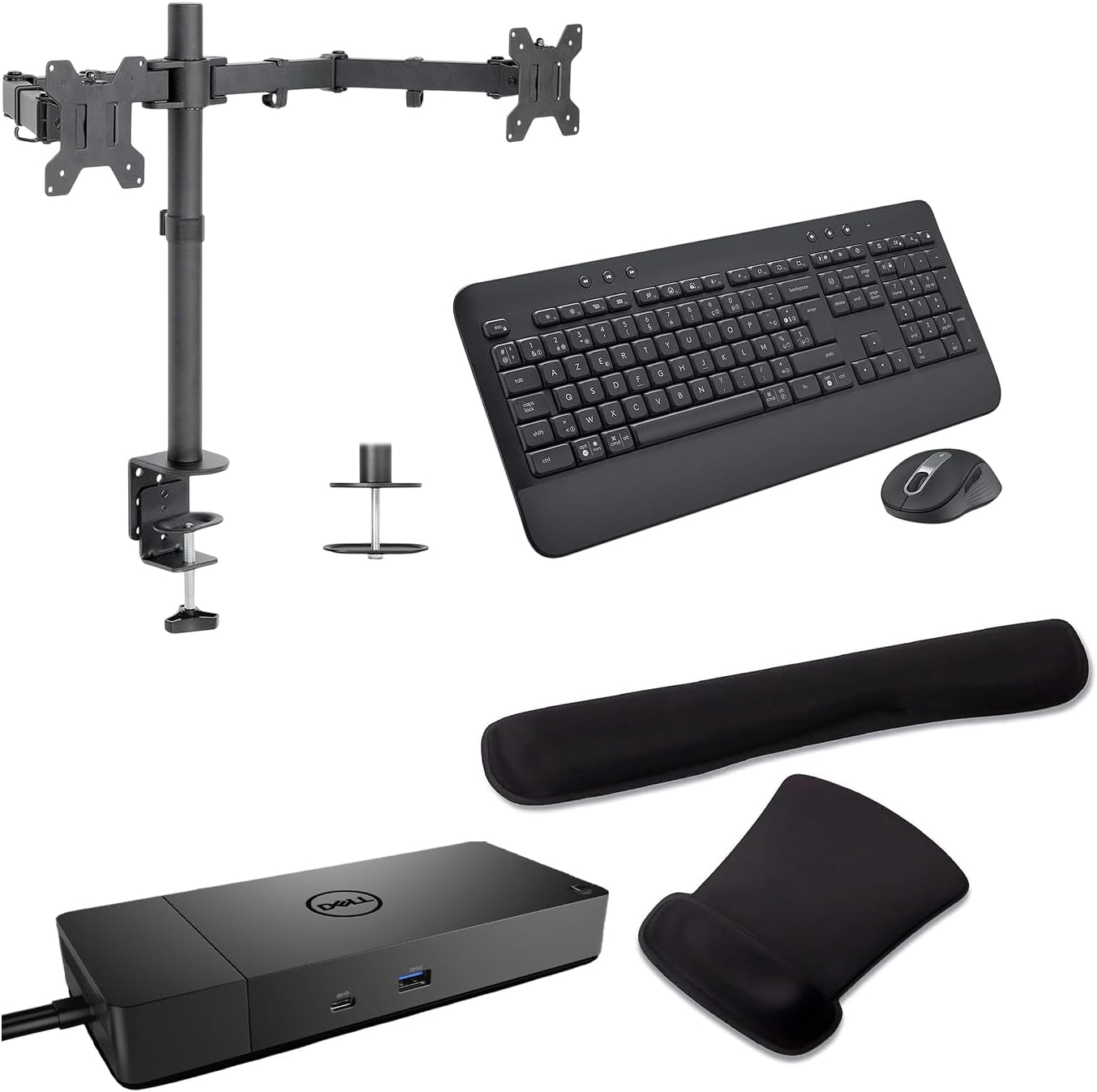 Dell WD19S USB-C Workstation Dock 90W, 4K, Hub USB, Ethernet, Bundle