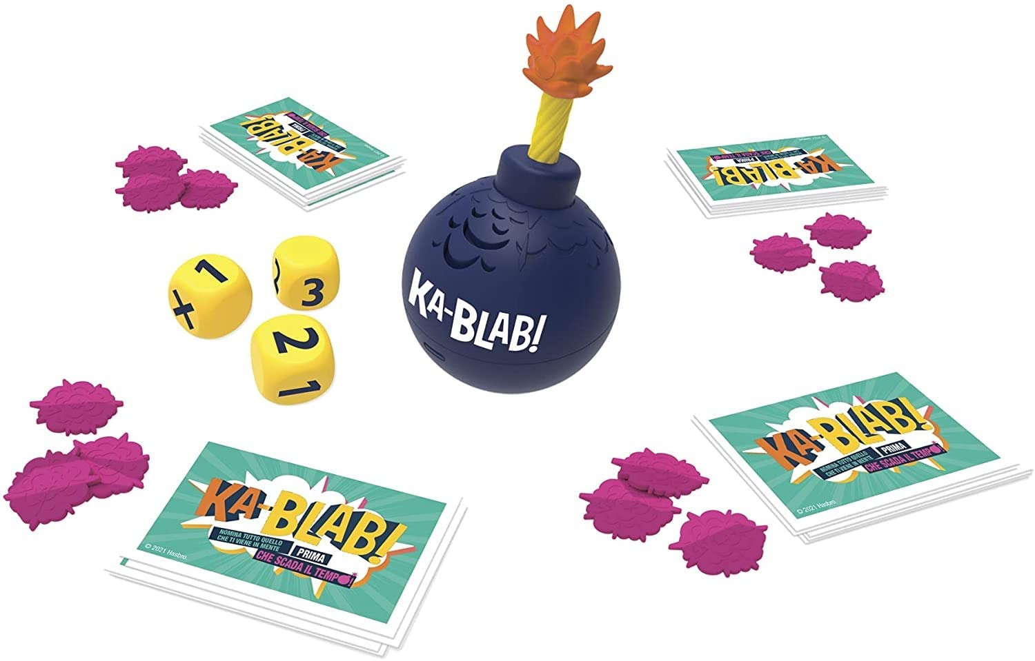 Hasbro Gaming Ka Blab Gioco Di Società Per Famiglie E Bambini, ‎Multicolore, for ages 10+