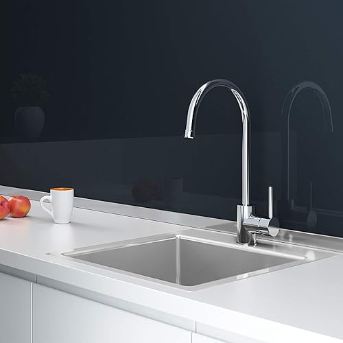 Miniatura 6 de YSSOA Fregadero de cocina con estación de trabajo de montaje superior, calibre 20, tazón individual con 3 accesorios (fregadero + rejilla inferior +