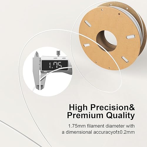 Miniatura 6 de ENTINA Filamento de impresora 3D PLA de alta velocidad de 8.82 oz para Tina2 Plus, precisión dimensional +/- 0.001 in, 0.069 in, paquete de