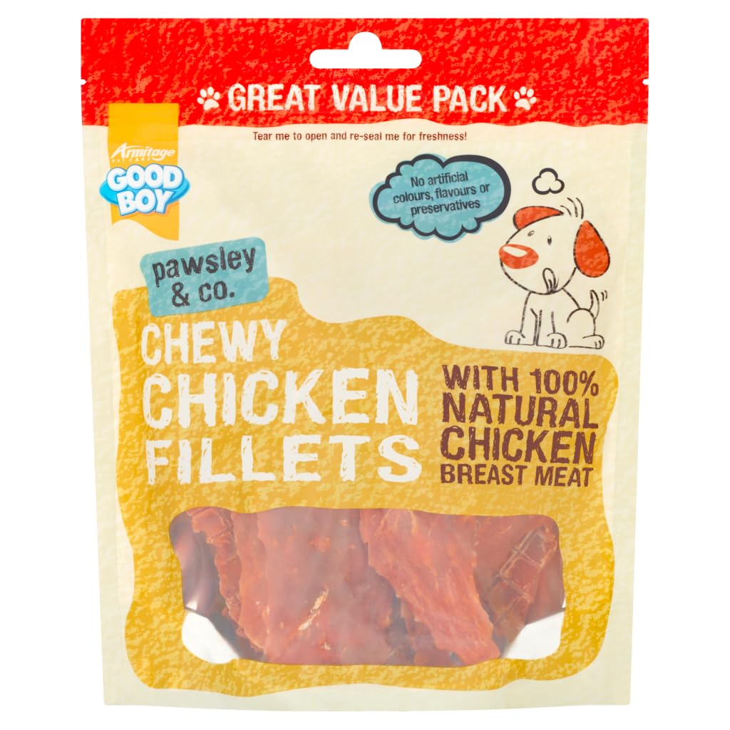 Armitage Goodboy Chewy Chicken Fillets Dog Treats - 320G