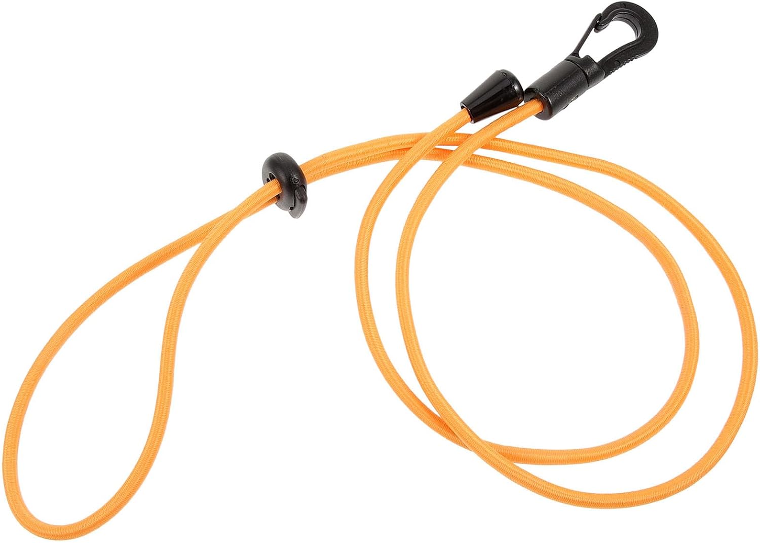 Kayak Paddle Leash Safety Lanyard Strap with Elastic Bungee Cord Hook Accessory for Kayaking and Canoeing Paddle Loss Prevention
