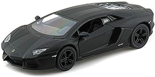 Auto a escala Lamborghini Matt Black Aventador LP 700-4 138 5 pulgadas