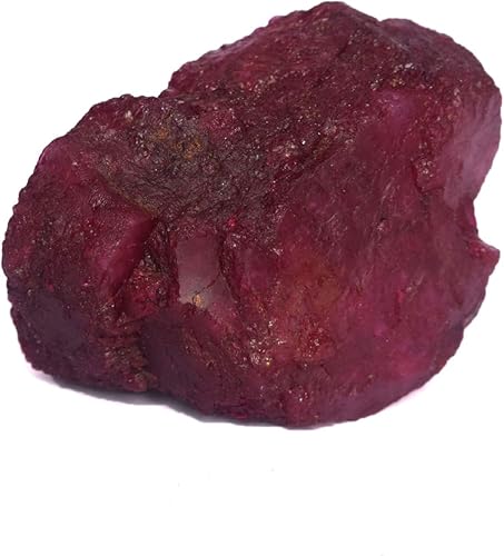GEMHUB Rubí rojo crudo natural de grado A de 431.50 Ct de cristal curativo piedra de rubí en bruto para cabbing