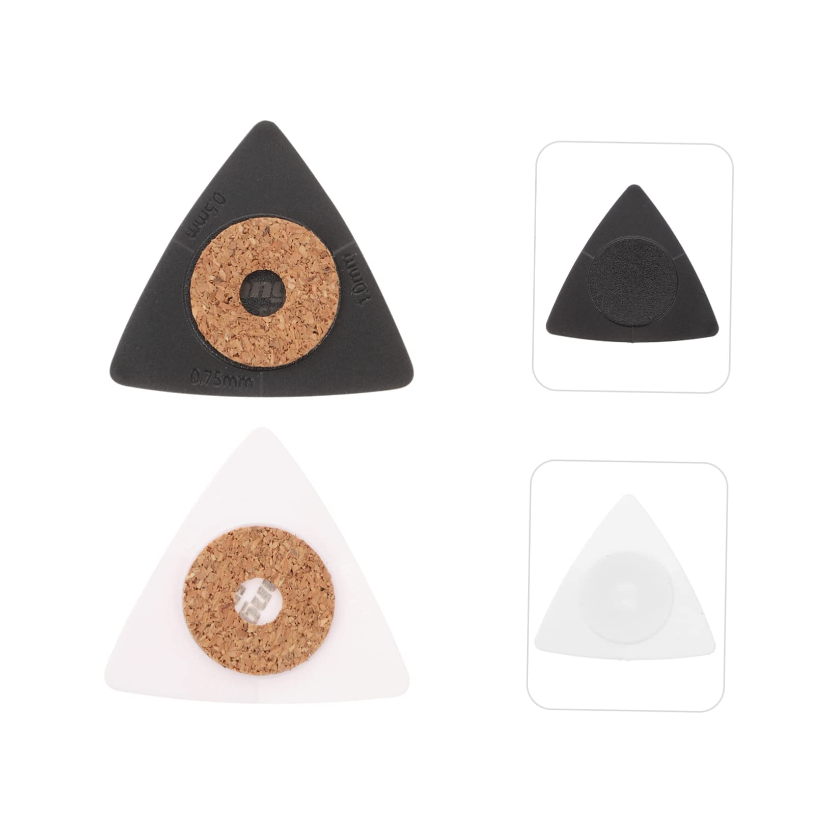 ibasenice 5sets Plettri Per Chitarra Triangolari Due Colori Accessori Leggeri e Compatti Per Musicisti Pratici e Facili Da Usare Per Amanti Della Chitarra