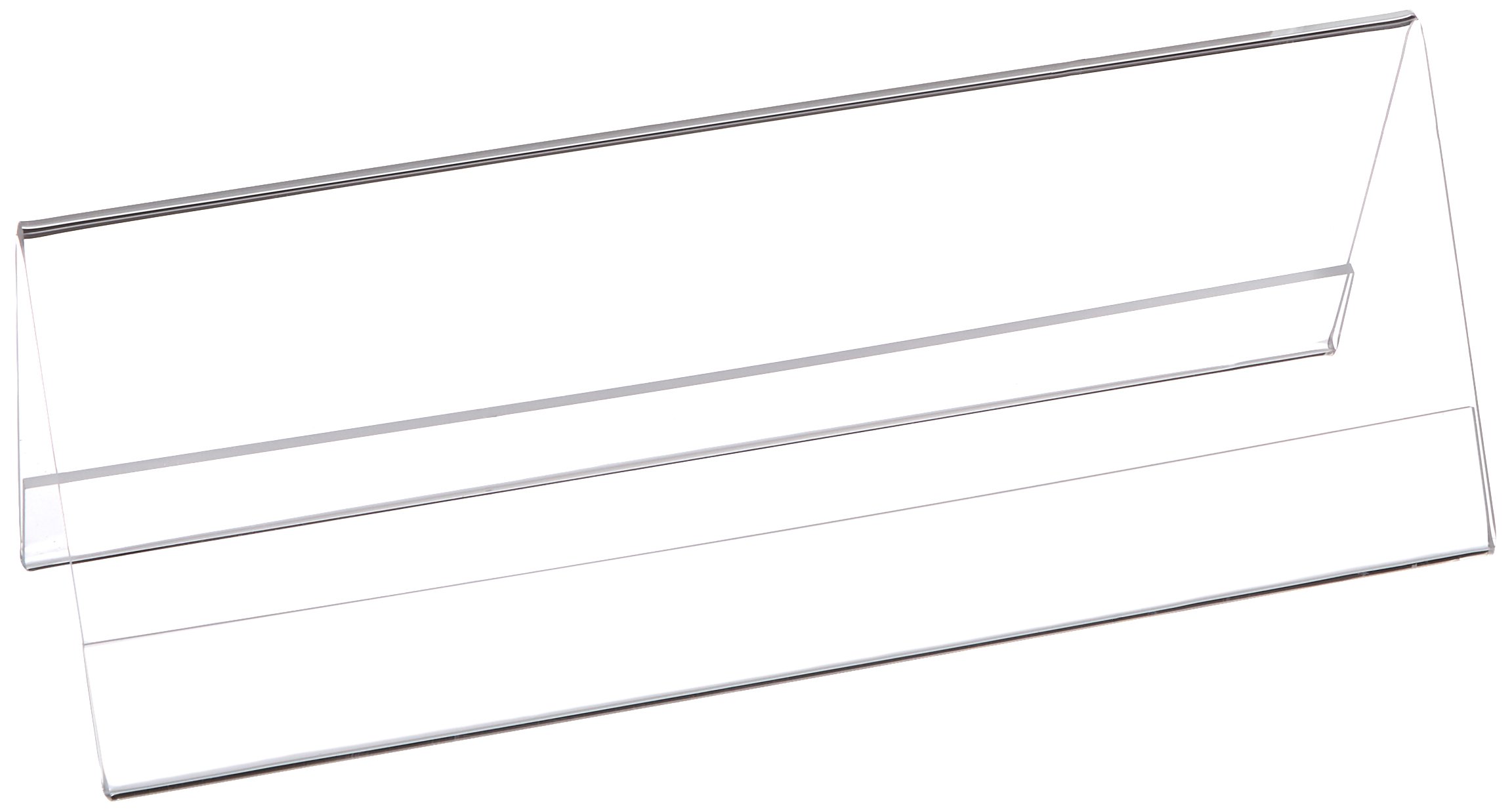 Azar Displays 192810 11" W x 4.25" H 2-Sided Nameplate (10 Pack)