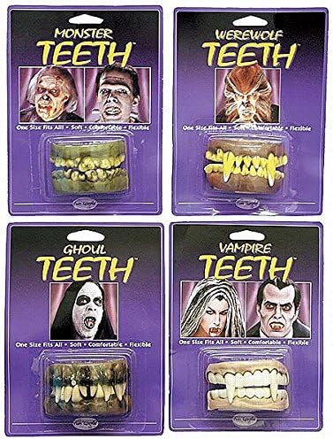 Holiday Times Unlimited Inc Women's Pirate Horror Teeth Multicoloured One Size