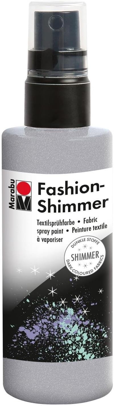 Marabu Fashion Shimmer Spray 100ml - Silver