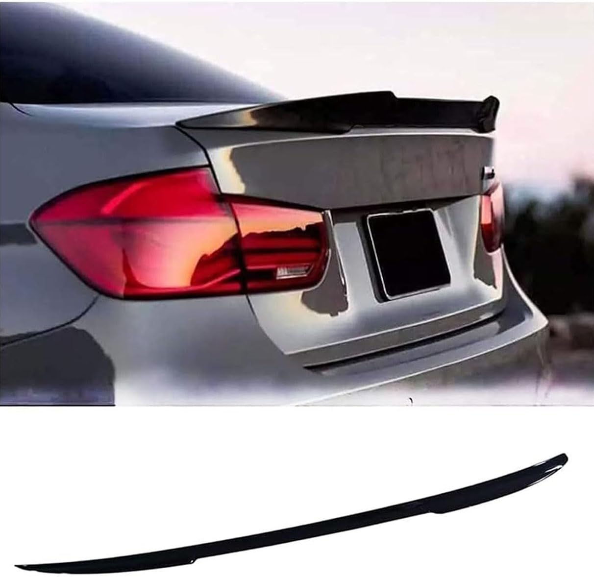 Auto Spoiler Posteriore per Mercedes-Benz CLK W209,Posteriori Tronco Alettone Ala di Coda Tuning Posteriore Decorazione Accessori