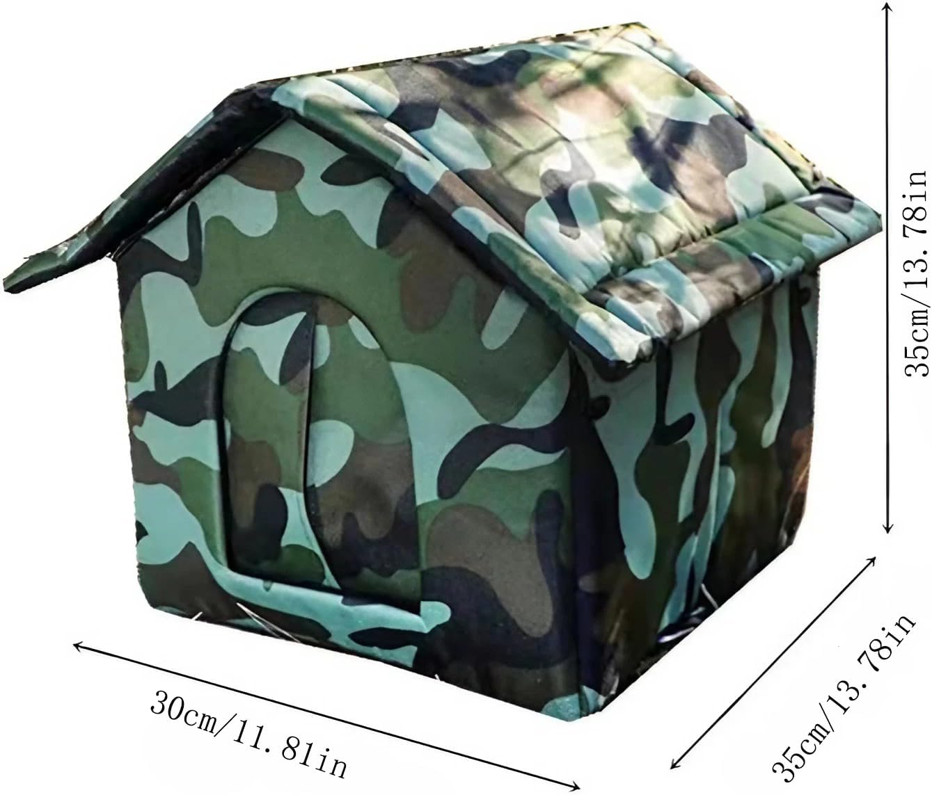 review CHRIS GOOD Camo Small Dog House Outdoor,Indoor Dog House Outside,Outdoor Cat House Waterproof,Feral Cat House,Indoor Cat House Weatherproof
