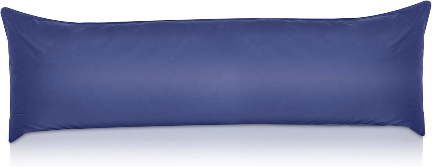 Pillowtex Cotton Body Pillow Cover - White 20x60