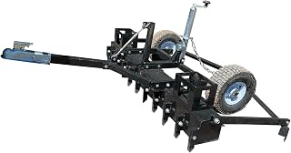 Field Tuff FTF-60DPTB 60" Tow Behind Dirt Pulverizer - Add Extra Weight! Works with ATVs and UTVs