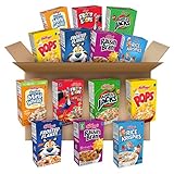Kellogg's Breakfast Cereal, Variety Pack, Kids Breakfast, Assortment Varies, Single Serve (48 Boxes)