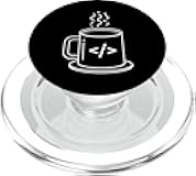 Coffee Code Developer Programmer Hacking Software Coding PopSockets MagSafe PopGrip for iPhone