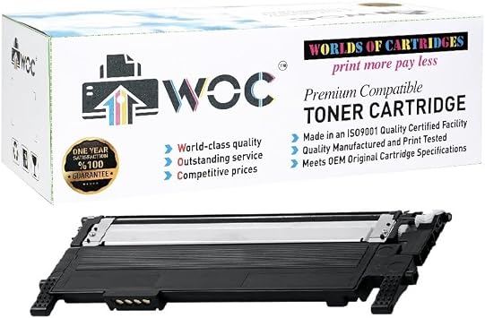 WOC Compatible Toner Cartridge Replacement for Samsung CLT-K407S Black