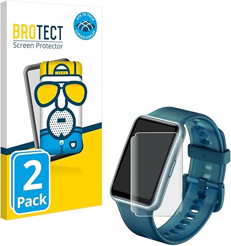Miniatura 2 de brotect 3D Curved Screen Protector Matte compatible with Huawei Watch Fit Special Edition (2 Pack) - Full Screen Coverage